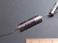 1 General Instrument NOS Paper in Oil Tone capacitor .022uf Les Paul 335 Amps