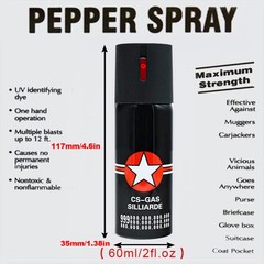 1 Police pepper spray .20ml GID actuator self defense security protection
