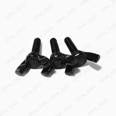 Black 304 Stainless Steel Wing Thumb Screws Bolts M3 M4 M5 M6 M8 M10