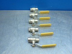 UNKNOWN FIVE, 1/4″ BALL VALVES. 1/4-600