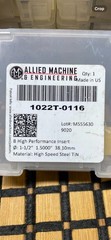 Allied Machine 1022T-0116 HSS Spade Drill Insert: 1-1/2″ Dia, Seat B, 130� Point