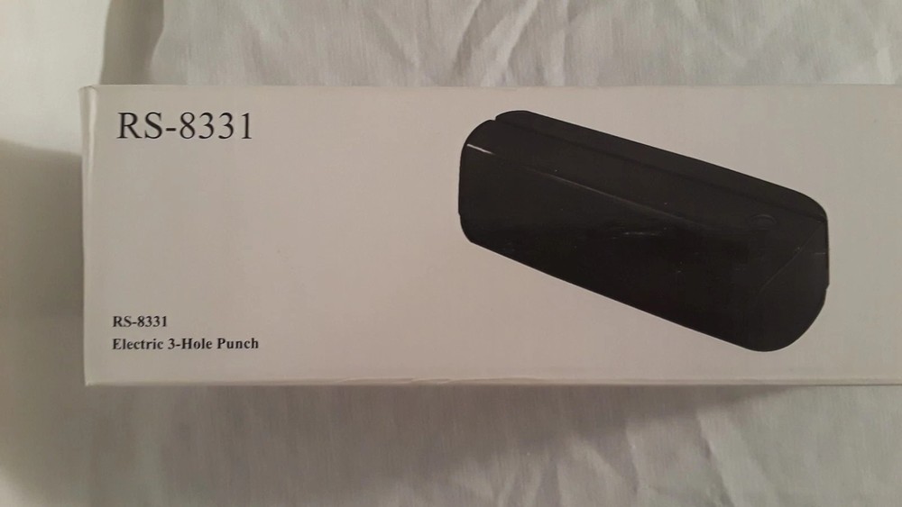 Electric 3 Hole Punch / 12 Sheets