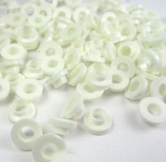 100pc M3 High Temp Nylon Plastic Transistor Insulator Washer Heat Sink 3mm Screw