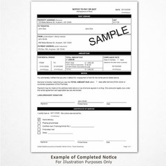 Notice to Pay or Quit – Late or Past Due Rent Eviction Notice Form