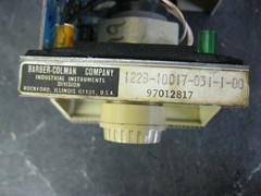 BARBER COLMAN 122B-10017-031-1-00 CONTROLLER, 120/240 VAC, 120 Series