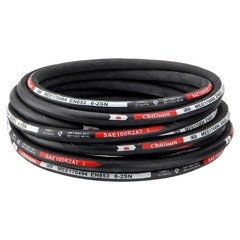33FT 1/4″ Hydraulic Hose w/ 16 Fittings (JIC Female & NPTF Male & JIC Female 90°