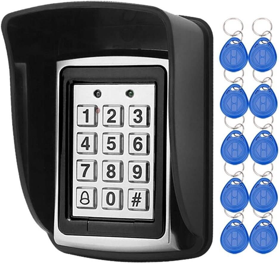 LIBO Waterproof Access Control Keypad Proximity RFID Controller, Blue