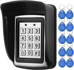 LIBO Waterproof Access Control Keypad Proximity RFID Controller, Blue