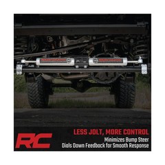 Rough Country N3 Dual Steering Stabilizer for 07-18 Jeep Wrangler JK – 8734930