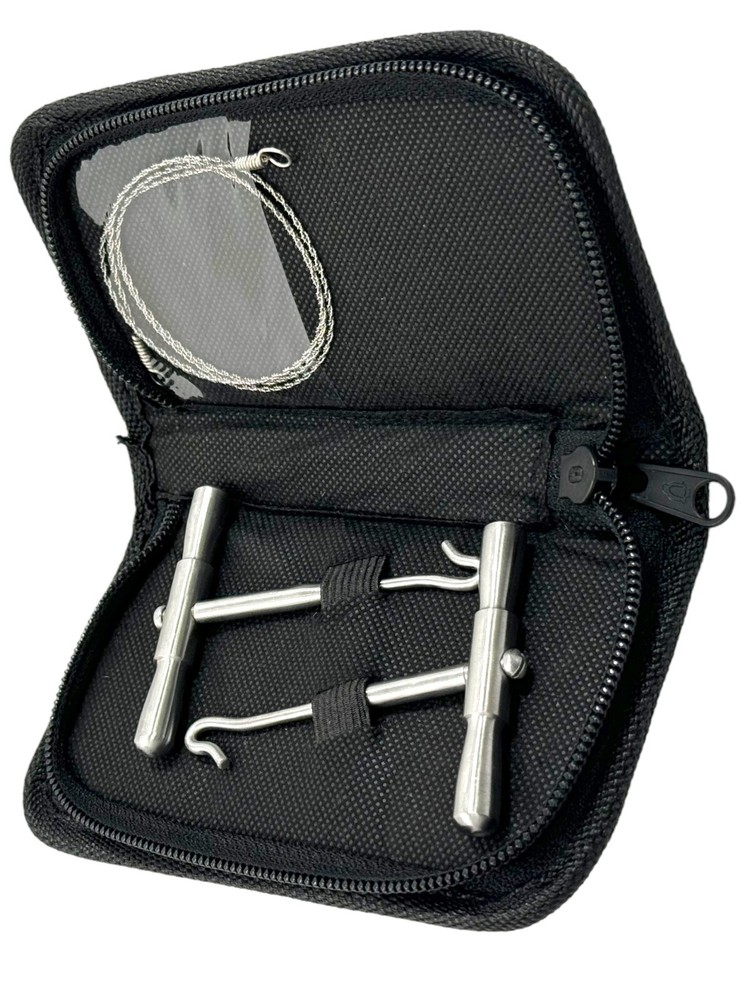 22in Gigli Saw with 2 Handles + Storage Case (4 Piece Kit) Twisted Cutting Saw