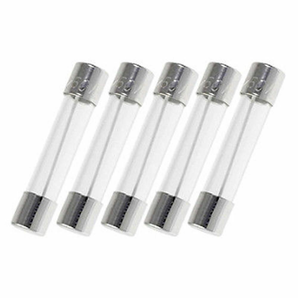 Pack of 5, MDL 10A or MDL-10BC 125v/250v Slow Blow Time Delay Glass Fuses, 10 Am