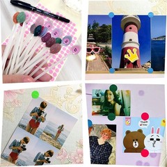 JANYUN 6528 Pieces Colored Dot Stickers, 1/4″ Small 0.25 inch, Multicolor