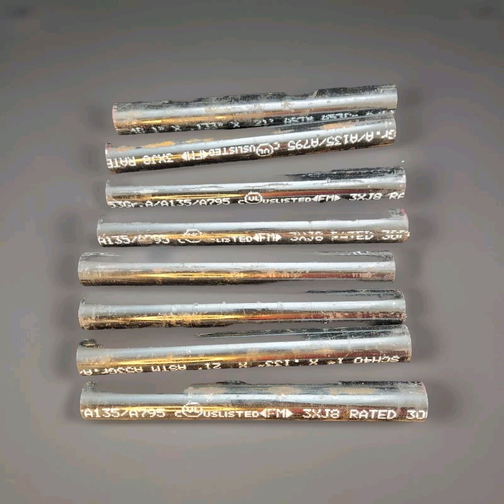 8x 12in X 1.25in Steel Pipes