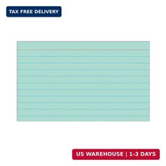 C-Line 3” x 5” Index Cards, Assorted Colors, Ruled, 100/PK (48810)
