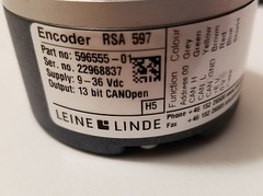 Leine Linde 13Bit CANOpen Encoder RSA 597 596555-01 9-36Vdc