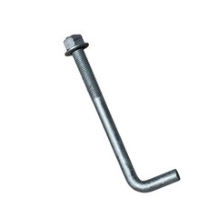 Sandbaggy 1″ x 12″ Threaded Concrete Anchor L-Bolts – Hot Dipped Galvanized