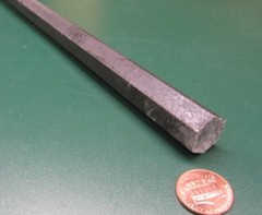 4140 Alloy Steel Hex Rod 5/8″ Hex x 5 Foot Length
