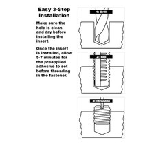 Reinforce Soft Metals with Threaded Inserts
