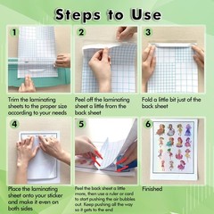 Koala Self Adhesive Laminating Sheets – 9 x 12 Inch Clear 9″x12″,
