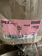 IPEX 2″ ASTM SCH 80 F-439 CPVC TEE 059486 **FREE SHIPPING**