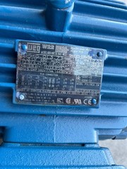 WEG 00518ET3E184T 5HP W22 Motor 1800RPM 184T Frame TEFC 460VAC Cast Iron NEW