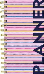 TF PUBLISHING Bright Pink Undated Wkly Spiral Planner Premium Paper – 3.5”x6.5″