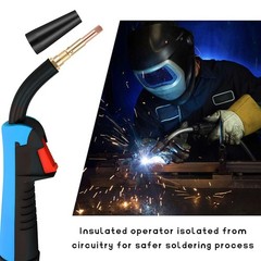 SHMZK 2 PCS Flux Core Gasless Nozzle, Heat Resistant Gasless Replacement Nozz…