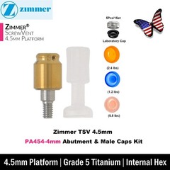Overdenture Locator Abutment Removable Anchor Internal Hex BioHorizons Tapered
