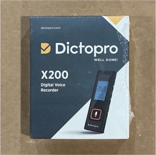 Dictopro X200 Digital Voice Recorder Voice Activated MP3 Player USB Flash Memory