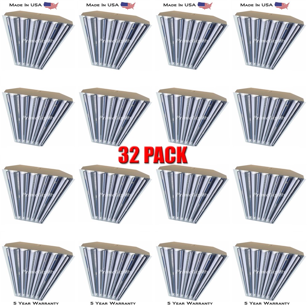 6 Bulb / Lamp T8 LED High Bay Warehouse, Shop, Commercial (32 PACK)