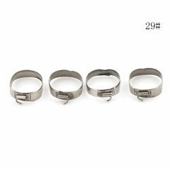 4 Pcs Orthodontic1st Molar Band&Buccal Tube U3/L2 Convertible Roth.022 29#-43+#