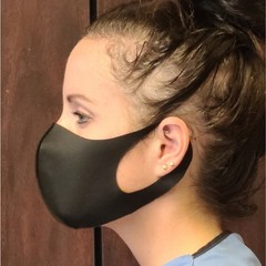 10 Black Face Masks ~ One Size Fits Most, NEW