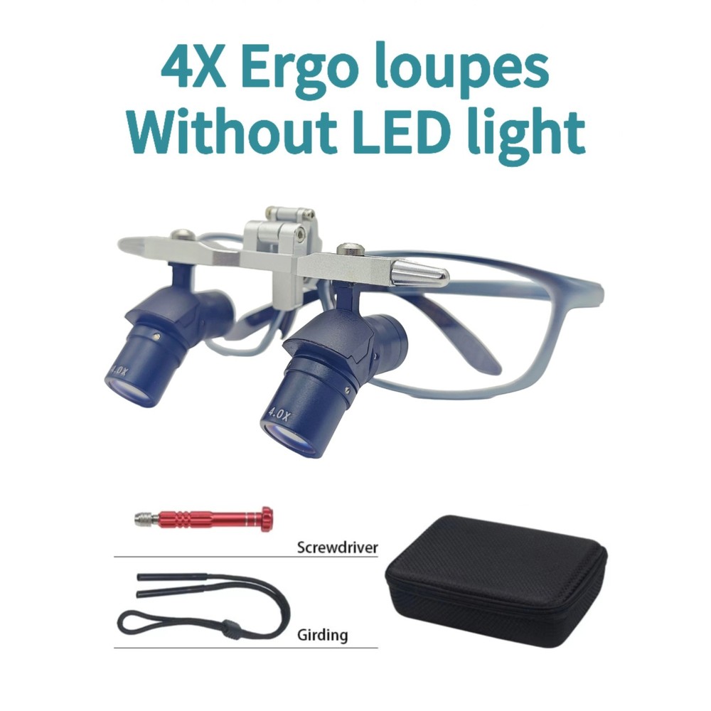 Dental Surgical Medical Ergo Loupes 4X 6X Magnifier Binocular Magnifying Glass