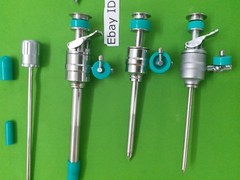 7pc Laparoscopic Trocar Cannula & Safety Trocar Laparoscopy Surgical Instrument