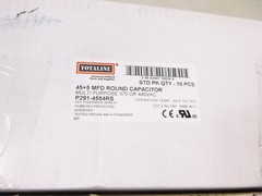 10 Pack Totaline P291-4554RS Universal Round Capacitor 45+5 Mfd 370/440VAC