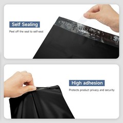 100-500 Poly Mailers Envelopes Shipping Bags 9×12 10×13 12×15.5 14.5×19 Black
