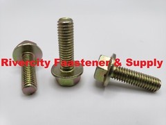 (2) M6-1.0×20 Metric Hex Flange Bolts / Screws M6x1.0x20 Grade 10.9 6mm x 20mm