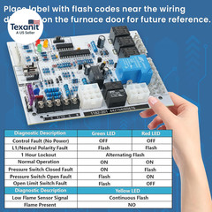 920915 Furnace Control Board – Direct Replacement for Nordyne 624742 624844 6246