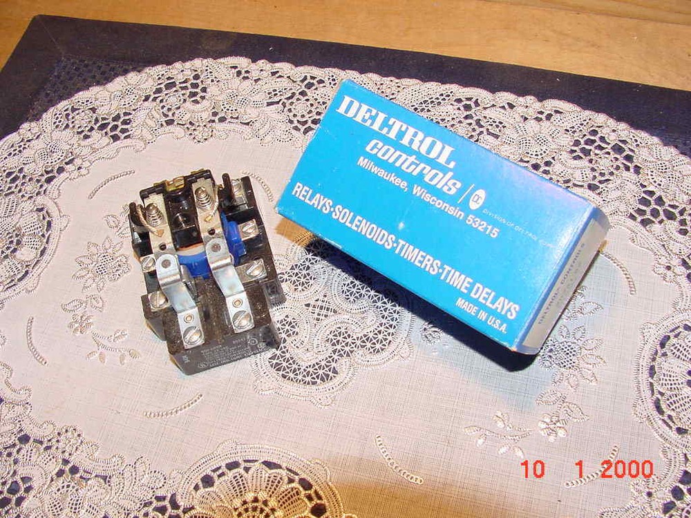 Deltron Controls, Relay Open Frame, 20241-82 900DPDT, 24Vac 30Amp NEW Open Box!
