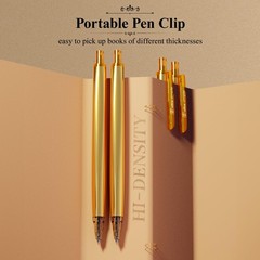 Gel Pen, Black Ink Pen Fine Point 0.5mm, Retractable Hi-Density Gel Ink Pen S…