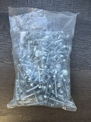 #8 X 1.5” Neoprene Washer Head Self Drilling Screws Roofing Siding Zinc 200