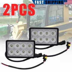 For John Deere Skid Steer 270 313 315 317 320 325 328 LED Front LED Headlight