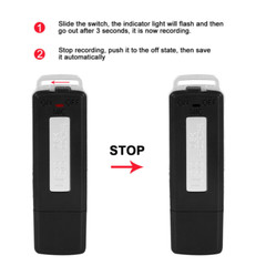 Mini Voice Activated Recorder Spy Listening Device Audio Sound Dictaphone MP3