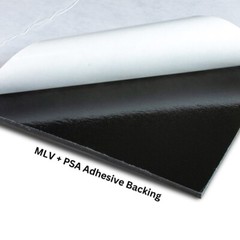 Pressure Sensitive Peel & Stick Mass Loaded Vinyl – 4’ x 4′