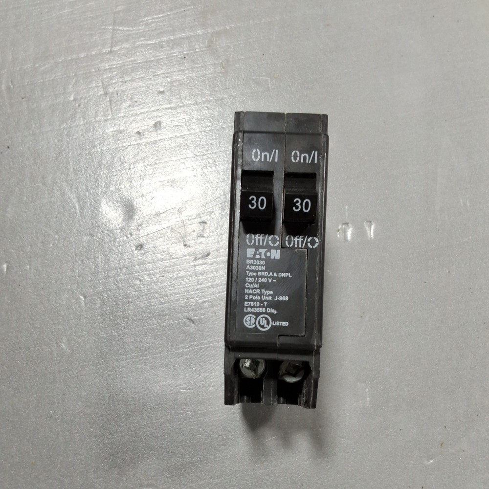 BR3030 *Eaton* 30/30 Amp Tandem Circuit Breaker