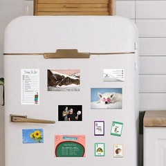 24 Self Adhesive Magnetic Sheets 8×10 Magnet Sheet with Adhesive Strong Flexible