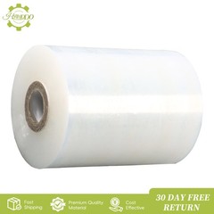 4 Pack Mini Clear Industrial Stretch Wrap Film 5″ × 1000ft with Handle, 80 Gauge