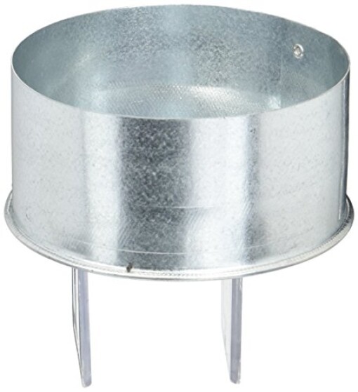 UNITED STATES HDW GV0722 4″ Galvanized Round Cap
