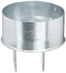 UNITED STATES HDW GV0722 4″ Galvanized Round Cap
