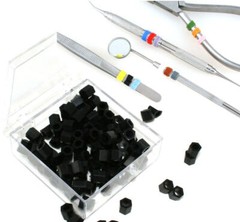 Silitone Color Bands 100/Pack Dental Instruments Identification High Quality